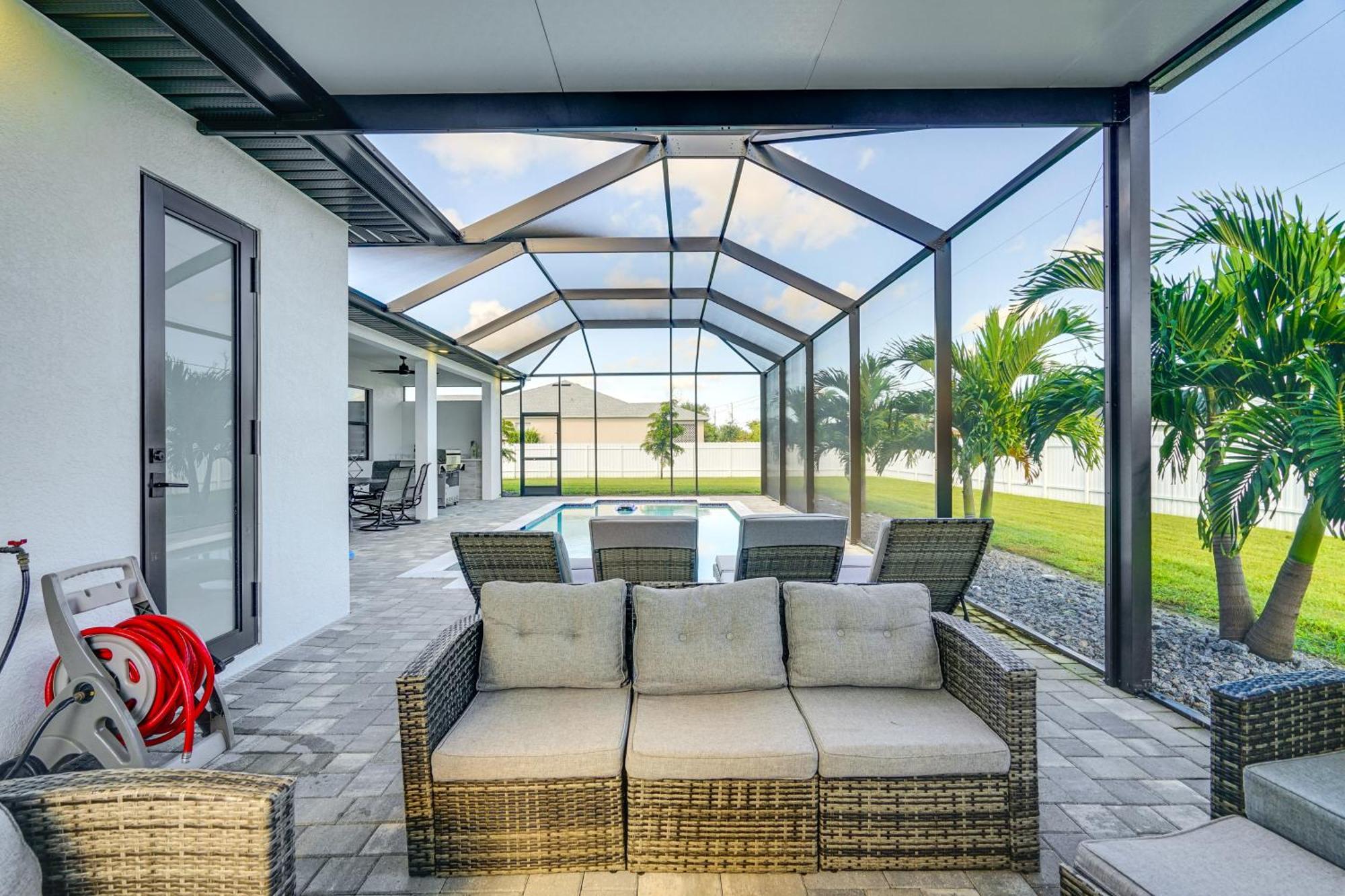 Cape Coral Escape Furnished Lanai And Private Pool!别墅 外观 照片